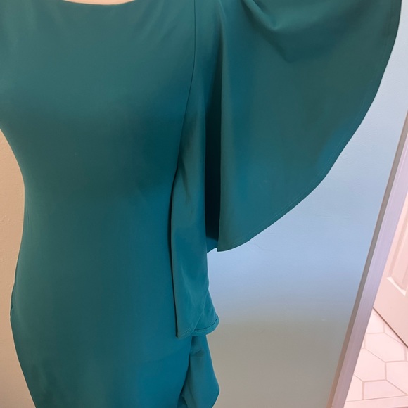 Susana Monaco Verena one shoulder ruffle dress - Picture 2 of 5